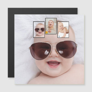 Baby Foto Foto Montage Magneet