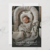 Baby Foto Geboorte Aankondiging (Voorkant)