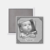 Baby Foto Geboorte Aankondiging Magneten (Voorkant / Achterkant)
