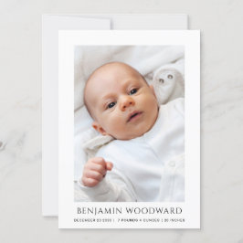 Baby Foto geboorteaankondiging