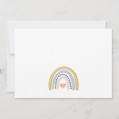 Baby Foto geboorteaankondiging (Achterkant)