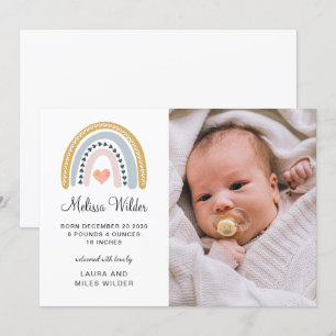 Baby Foto geboorteaankondiging