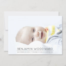 Baby Foto geboorteaankondiging