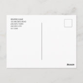 Baby Foto geboorteaankondiging Briefkaart (Achterkant)