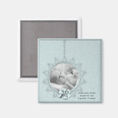 Baby Foto Geboorteaankondiging Magneten (Voorkant / Achterkant)