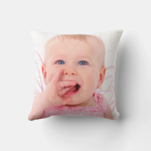 Baby Foto Gift Kussen (Achterkant)