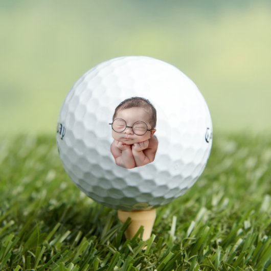 Baby Foto Golfballen - Custom Family Gift (Insitu Shirt)