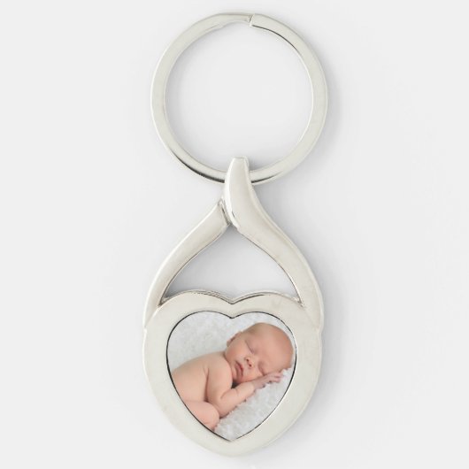 Baby foto-hoofdketen sleutelhanger (Voorkant)
