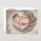 Baby Foto: Je aankondiging Briefkaart (Voorkant / Achterkant)