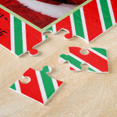 Baby Foto Jigzaag met Lijst met kerstsnoepriet Legpuzzel (Zijkant)