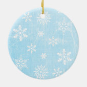 Baby Foto Keepsakes Ornament voor Baby Boy (Achterkant)