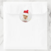 Baby Foto Kerst sticker (Tas)
