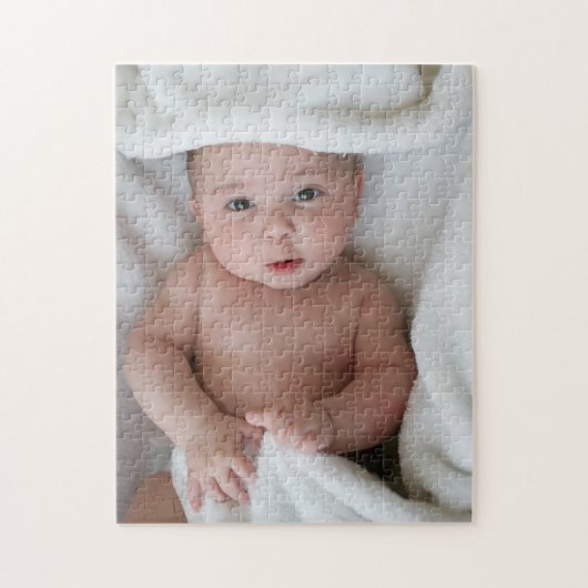 BABY FOTO LEGPUZZEL AANPASBAAR (Verticaal)