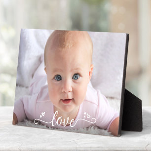 Baby Foto Liefde Kalligrafie Aangepaste Keepsake D Fotoplaat