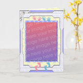 Baby Foto Lijst Kaart (Gele Bloem)