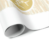 Baby Foto met kerstfeestdag Merry Bright Cadeaupapier (Rol Hoek)