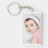 Baby foto, Moederdag cadeau, Sleutelhanger (Voorkant)