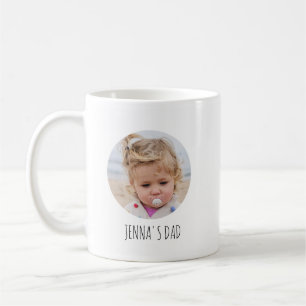 Baby Foto-Mok voor papa gepersonaliseerd Koffiemok
