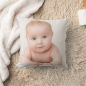 Baby Foto Naam Geboortedatum Gewicht Lengte Kussen (Deken)