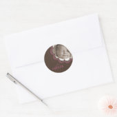 BABY FOTO NAAM STICKER :: Sweet bloom 7 (Envelop)