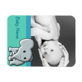 Baby foto/olifant magneet (Horizontaal)