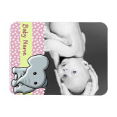 Baby foto/olifant magneet (Horizontaal)