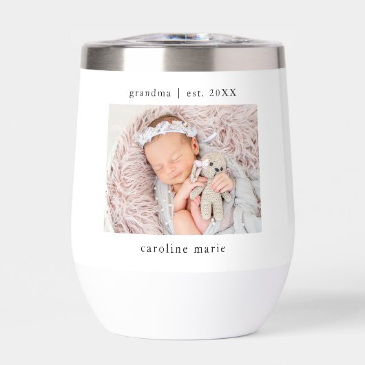 Baby foto oma jaar ingesteld (Voorkant)