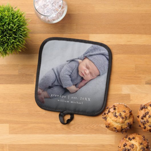 Baby Foto Opa Jaar Opgericht Pannenlap (Top down)