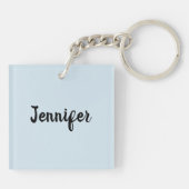 Baby Foto Sleutelhanger Gift for Ma of Grandma (Achterkant)