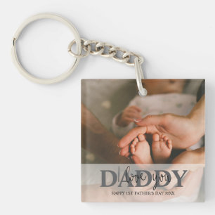 Baby Foto Sleutelhanger voor papa