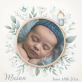 Baby Foto Sticker met Fairy Lijst (Voorkant)