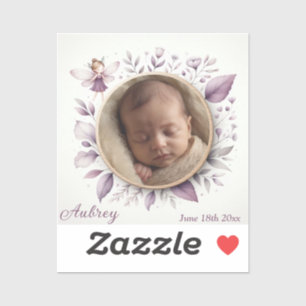  Baby Foto Sticker met Fairy Lijst