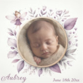  Baby Foto Sticker met Fairy Lijst (Voorkant)