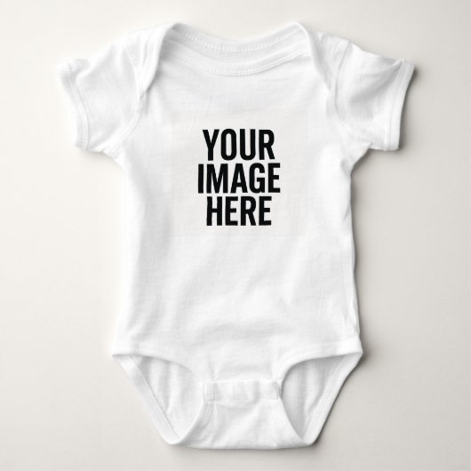 Baby Foto Upload Bodysuit Shirt (Voorkant)