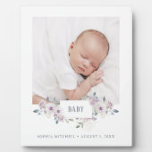 Baby | Foto van Floral Embellish Newborn Fotoplaat (Voorkant)