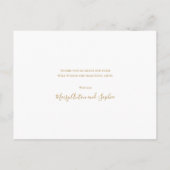 Baby Foto Waterverf Greenery Dank je geboorte Aankondigingskaart (Achterkant)