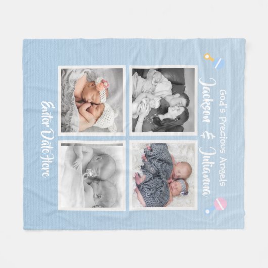 Baby Fotobannen : Aangepaste fotoballet Fleece Deken (Voorkant (Horizontaal))