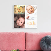 baby fotocollage canvas afdruk (Insitu (Woonkamer))