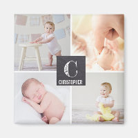 Baby fotocollage | Chalkboard Etch