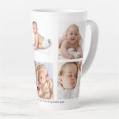 Baby Fotocollage Latte Mok (Rechterhoek)