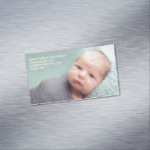 Baby Fotograaf Aangepast pasgeboren Foto Foto Foto Magnetisch Visitekaartje (Voorbeeld)