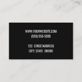 Baby Fotografie Newborn Fotograaf Foto Visitekaartje (Achterkant)