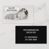 Baby Fotografie Newborn Fotograaf Foto Visitekaartje (Voorkant / Achterkant)