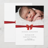 Baby: Fotokaart Aankondiging (Voorkant / Achterkant)