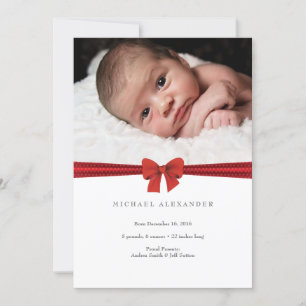 Baby: Fotokaart Aankondiging