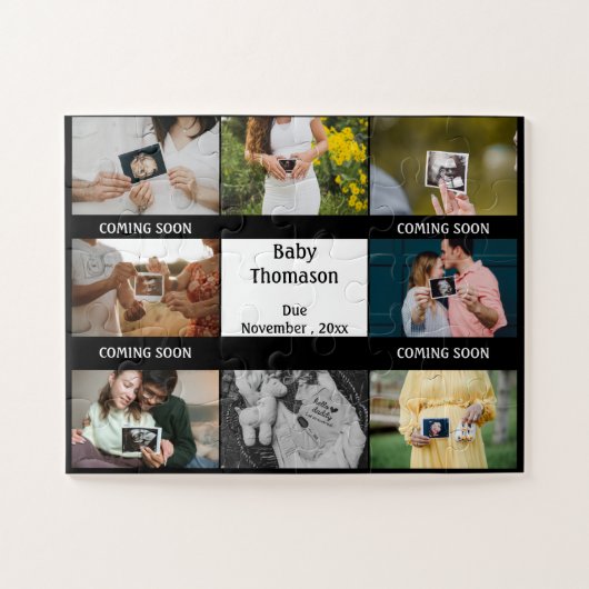 Baby Fotonaam Binnenkort bekend Legpuzzel (Horizontaal)