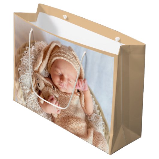 Baby Fotoneutraal Groot Cadeauzakje (Voorkant Gekanteld)