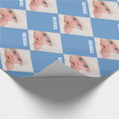 Baby Fotopatroonavond Cadeaupapier (Hoek)