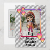 Baby fotopoppen, poppen, gepersonaliseerd, hobby (Voorkant / Achterkant)