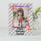 Baby fotopoppen, poppen, gepersonaliseerd, hobby (Staand voorkant)